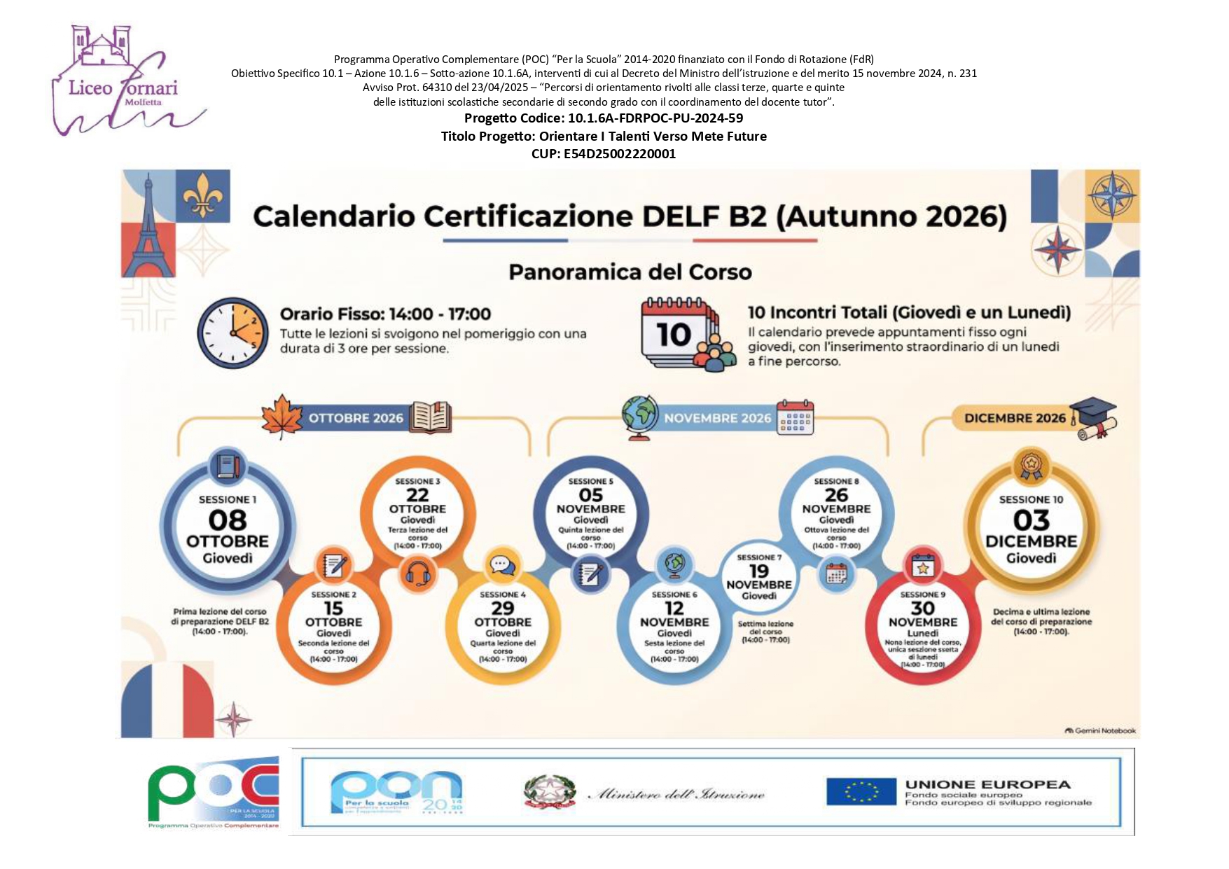 Orientare I Talenti Verso Mete Future - Programma Operativo Complementare (POC)